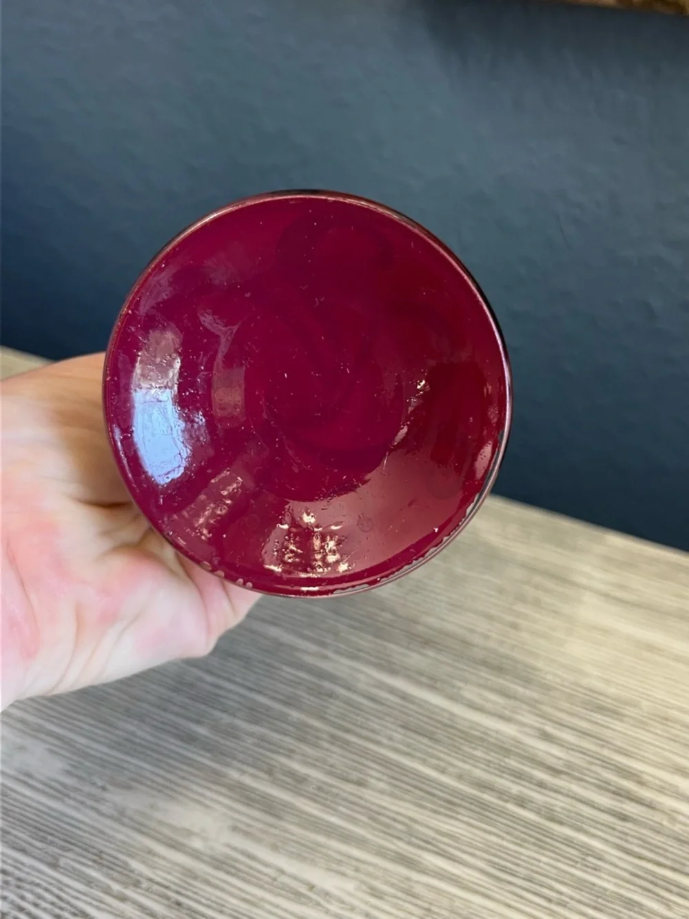 Hunnies & Hotties Wine Girl Hand-Painted Wine Glass - Purple